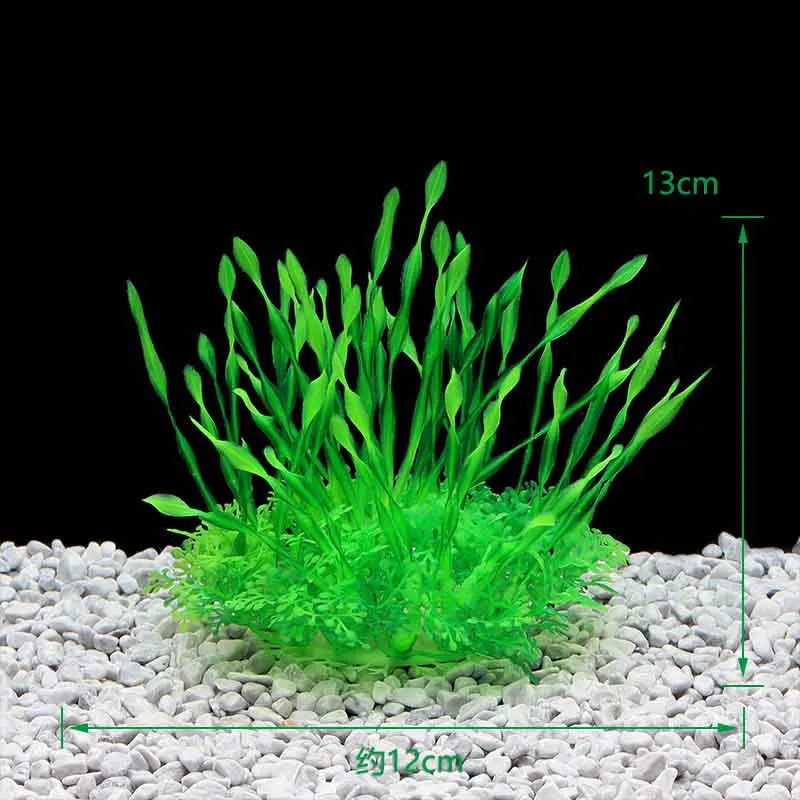 Artificial Aquarium Plants Decoration Fish Tank Water Plant Grass Ornament Plastic Underwater Aquatic Water Weeds Viewing Decor