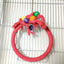 Parrot Chew Toy Cotton Rope Birds Toy Bite Bridge Bird Tearing Toys Cockatiels Training Hang Swings Birds Cage Supplies