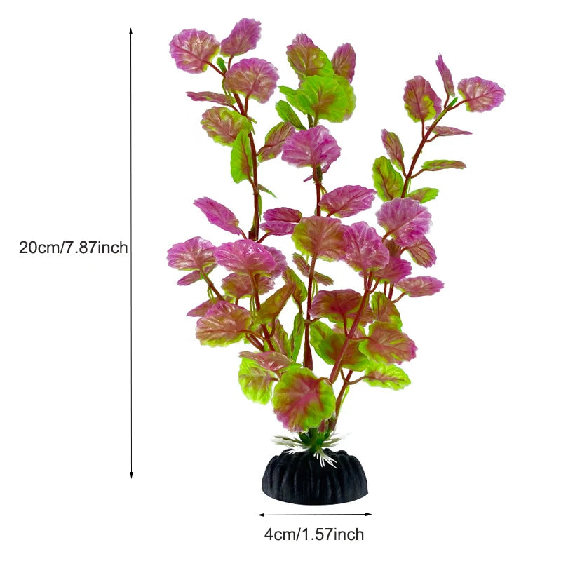 Artificial Aquarium Decor Plants Plastic Aquatic Plants Underwater Plants Aquarium Accessories Decoration Piante Acquario