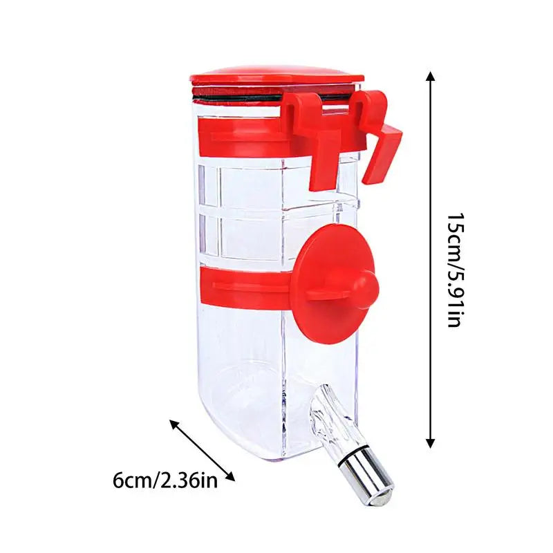 Bird Water Dispenser Bird Water Bowl Bird Cage Feeder Water Bird Feeder Large Capacity Water Bottle Drinker For Parrots Hamster