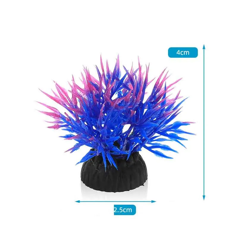 Artificial Aquarium Plants Decoration Fish Tank Water Plant Grass Ornament Plastic Underwater Aquatic Water Weeds Viewing Decor