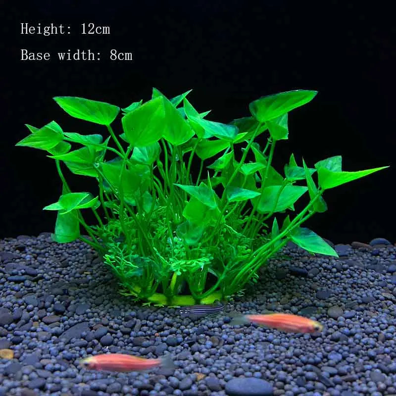 Artificial Underwater Plastic Plants Aquarium Fish Tank Aquatic Fake Shrub Green Water Grass Viewing Simulation Decoration