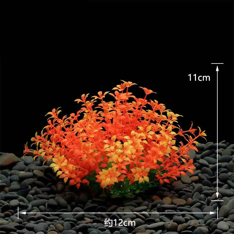 Artificial Aquarium Plants Decoration Fish Tank Water Plant Grass Ornament Plastic Underwater Aquatic Water Weeds Viewing Decor