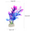 UXCELL 2PCS Fish Tank Water Weeds Artificial Plants Grass Simulation Plant Flower Aquarium Ornament Grass Decoration Accessories