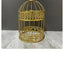 Small Metal Pet Bird Cage Bird Carrier Travel Cage with Standing Stick Swing Feeder Easy Clean 3-Tier Spacious Portable Cage Kit