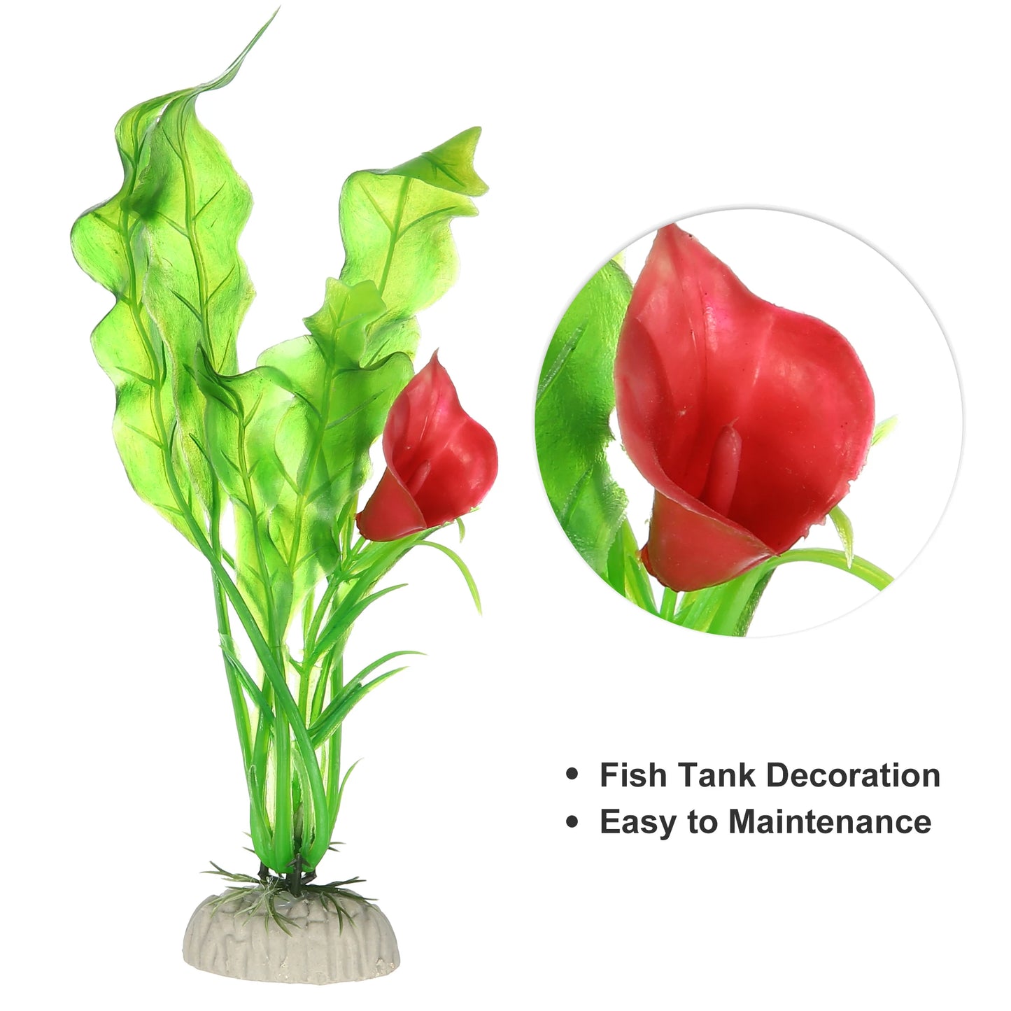 UXCELL Aquarium Ornament Artificial Plants Grass Plastic Seaweed Aquatic Viewing Plant For Fish Tank Landscape Decor Accessories