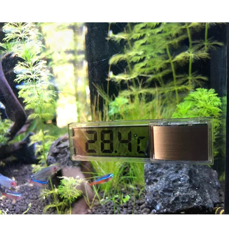 Aquarium Thermometer Electronic LCD Digital Fish Tank Temperature Measurement Fish Tank Temp Meter Aquarium Accessories