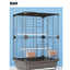 Large Birdcage Standing Ornamental BirdCage Easy To Clean Large Space House Breeding Bird Flight Cage Home Crate Parrot Nest