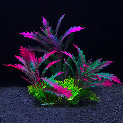 Artificial Underwater Plastic Plants Aquarium Fish Tank Aquatic Fake Shrub Green Water Grass Viewing Simulation Decoration