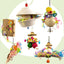 Bird Chewing Paper/ Rattan Toy Small Parrot Hanging Parrot Molar Toy for Cage