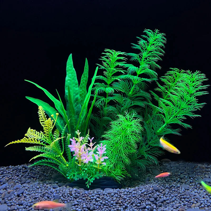 Artificial Aquarium Decor Plants Plastic Aquatic Plants Underwater Plants Aquarium Accessories Decoration Piante Acquario