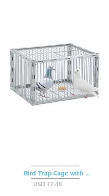 Small Metal Pet Bird Cage Bird Carrier Travel Cage with Standing Stick Swing Feeder Easy Clean 3-Tier Spacious Portable Cage Kit