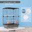 Large Birdcage Standing Ornamental BirdCage Easy To Clean Large Space House Breeding Bird Flight Cage Home Crate Parrot Nest