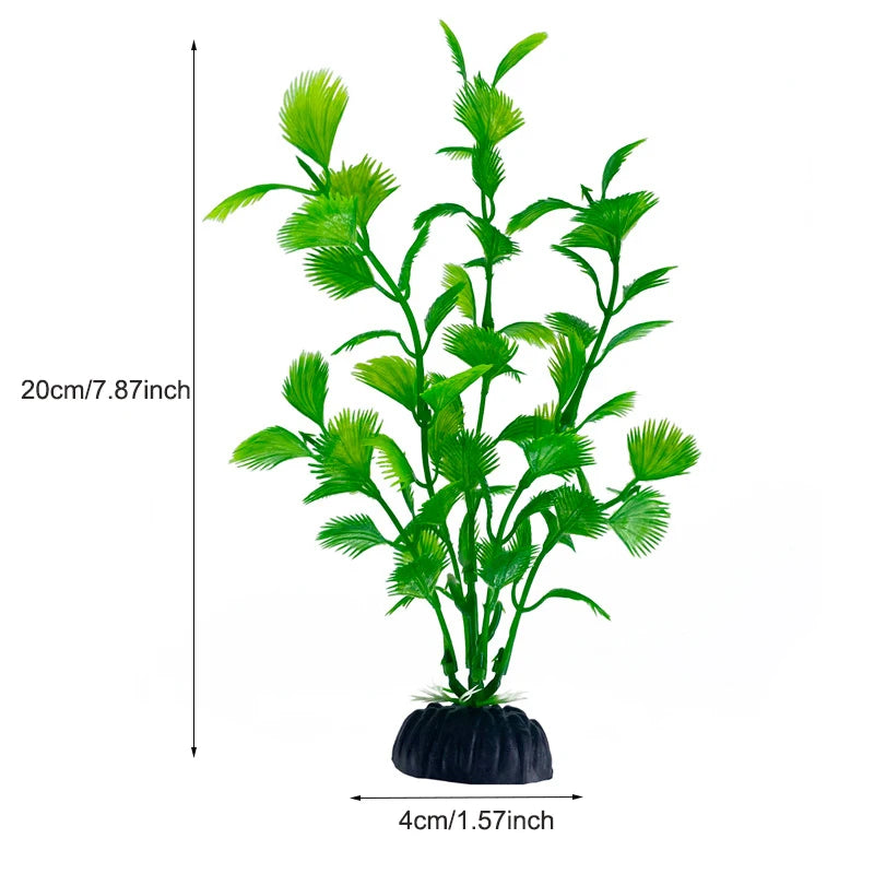 Artificial Aquarium Decor Plants Plastic Aquatic Plants Underwater Plants Aquarium Accessories Decoration Piante Acquario