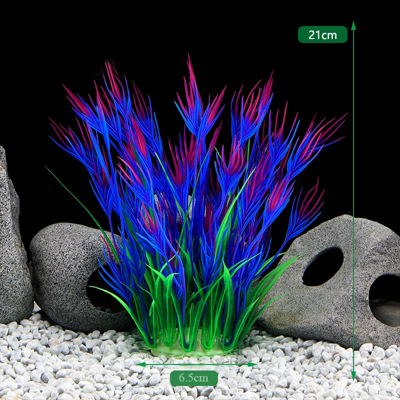 Artificial Aquarium Decor Plants Plastic Aquatic Plants Underwater Plants Aquarium Accessories Decoration Piante Acquario