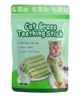 Cat Grass Teething Stick