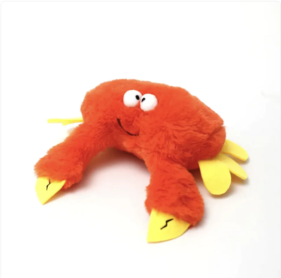 Interactive Plush Pet Toy - Sound & Motion Jumping Fish or Flapping Bird