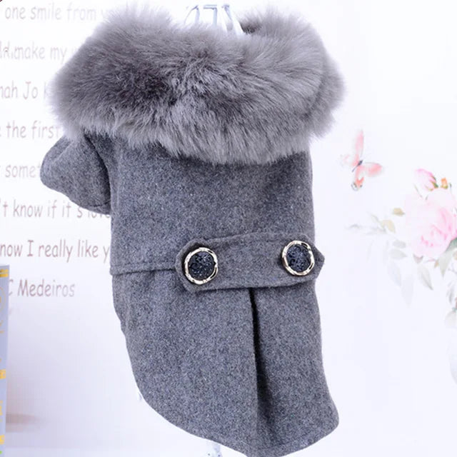 Pet Fur Collar Jacket