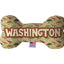 Pet & Dog Plush Bone Toys, "Washington State Options" (Available in different pattern options)