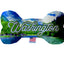 Pet & Dog Plush Bone Toys, "Washington State Options" (Available in different pattern options)