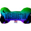 Pet & Dog Plush Bone Toys, "Washington State Options" (Available in different pattern options)