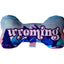 Pet & Dog Plush Bone Toys, "Wyoming State Options" (Available in different pattern options)