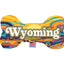 Pet & Dog Plush Bone Toys, "Wyoming State Options" (Available in different pattern options)