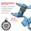 Blue Cotton Dog Harness Eco Friendly Adjustable for Medium Dogs M Size 2332 in