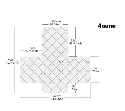 Waterproof Sofa Cover Anti Slip And Scratch