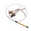 Feather Bird with Bell Cat Stick Toy