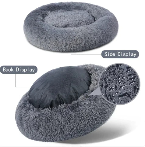 Fluffy Donut Pet Bed