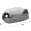 Autumn And Winter Cat Nest Cat Tunnel Plush