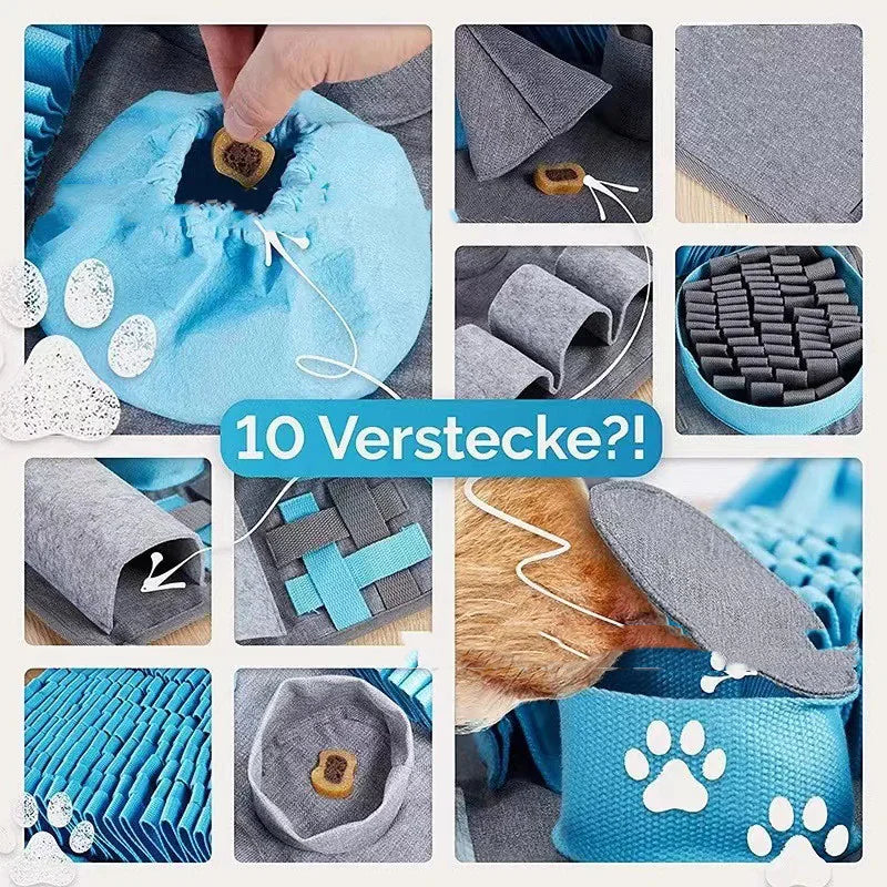 Sniff & Seek Maze Blanket: Engaging Training Pad for Pawsitive Pups!