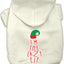 Christmas Pet Dog & Cat Hoodie Screen Printed, "I'm The Lazy Elf"