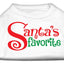 Christmas Pet Dog & Cat Shirt Screen Printed, "Santa's Favorite"