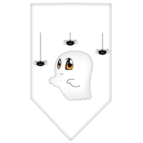 Halloween Pet and Dog Bandana Screen Printed, "Sammy the Ghost"