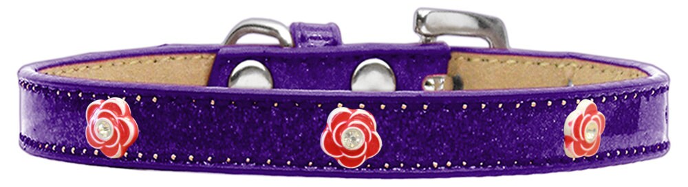 Dog, Puppy & Pet Widget Ice Cream Collar, "Red Roses"