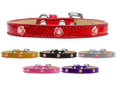 Dog, Puppy & Pet Widget Ice Cream Collar, "Red Roses"