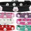 Dog, Puppy & Pet Widget Collar, "Light Pink Roses"