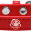 Dog, Puppy & Pet Widget Fashion Collar, "Red Roses"