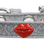 Dog, Puppy & Pet Widget Ice Cream Collar, "Red Glitter Lips"