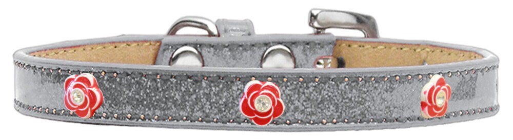 Dog, Puppy & Pet Widget Ice Cream Collar, "Red Roses"