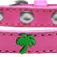 Dog, Puppy & Pet Widget Fashion  Collar, "Green Palm Tree"