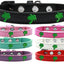 Dog, Puppy & Pet Widget Fashion  Collar, "Green Palm Tree"