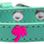 Dog, Puppy & Pet Widget Fashion  Collar, "Pink Palm Tree"