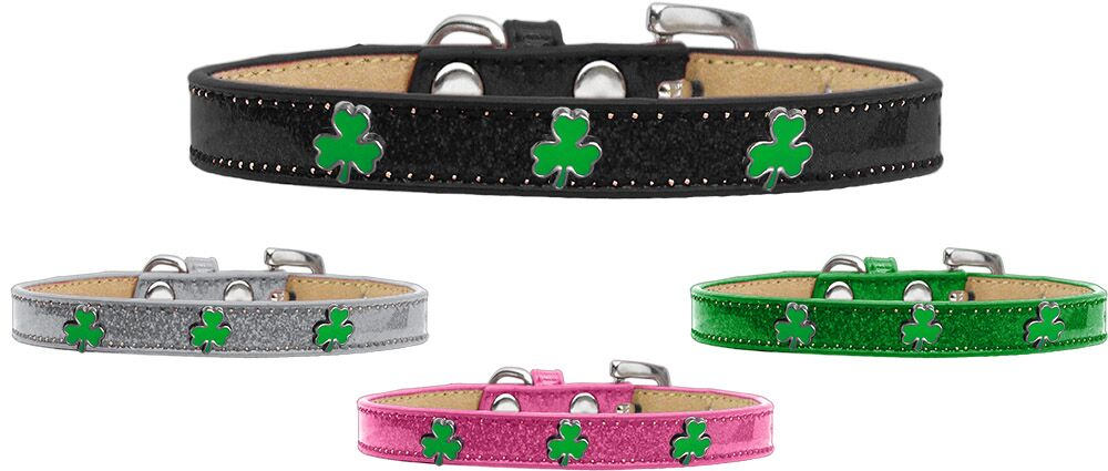 Dog, Puppy & Pet Widget Ice Cream Collar, "Shamrock"