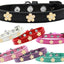 Dog, Puppy & Pet Widget Collar, "Gold Flower"