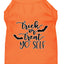 Halloween Pet Dog & Cat Shirt Screen Printed, "Trick Or Treat Yo' Self"