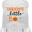 Halloween Pet Dog & Cat Dress Screen Printed, "Daddy's Little Boo"