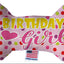 Pet, Dog Plush Heart or Bone Toy, "Birthday Group" (Available in different sizes, and 10 different pattern options!)